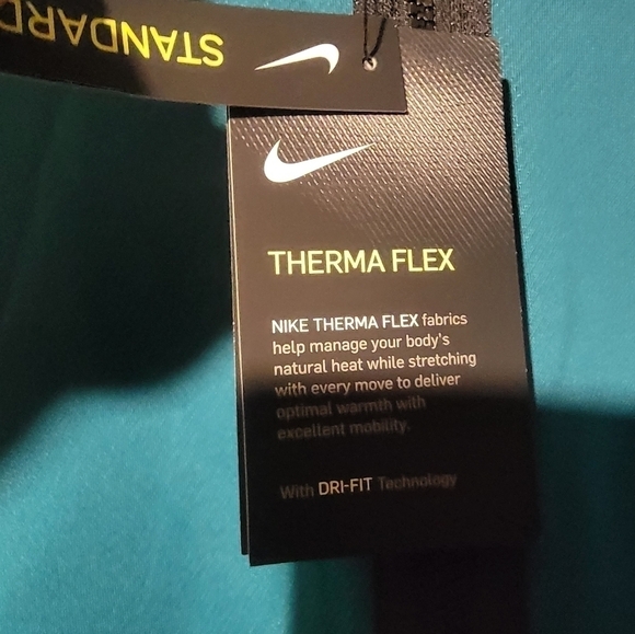 NIKE THERMA FLEX SHOWTIME HOODIE SIZE Large Aqua CK6548-381 - Picture 6 of 8